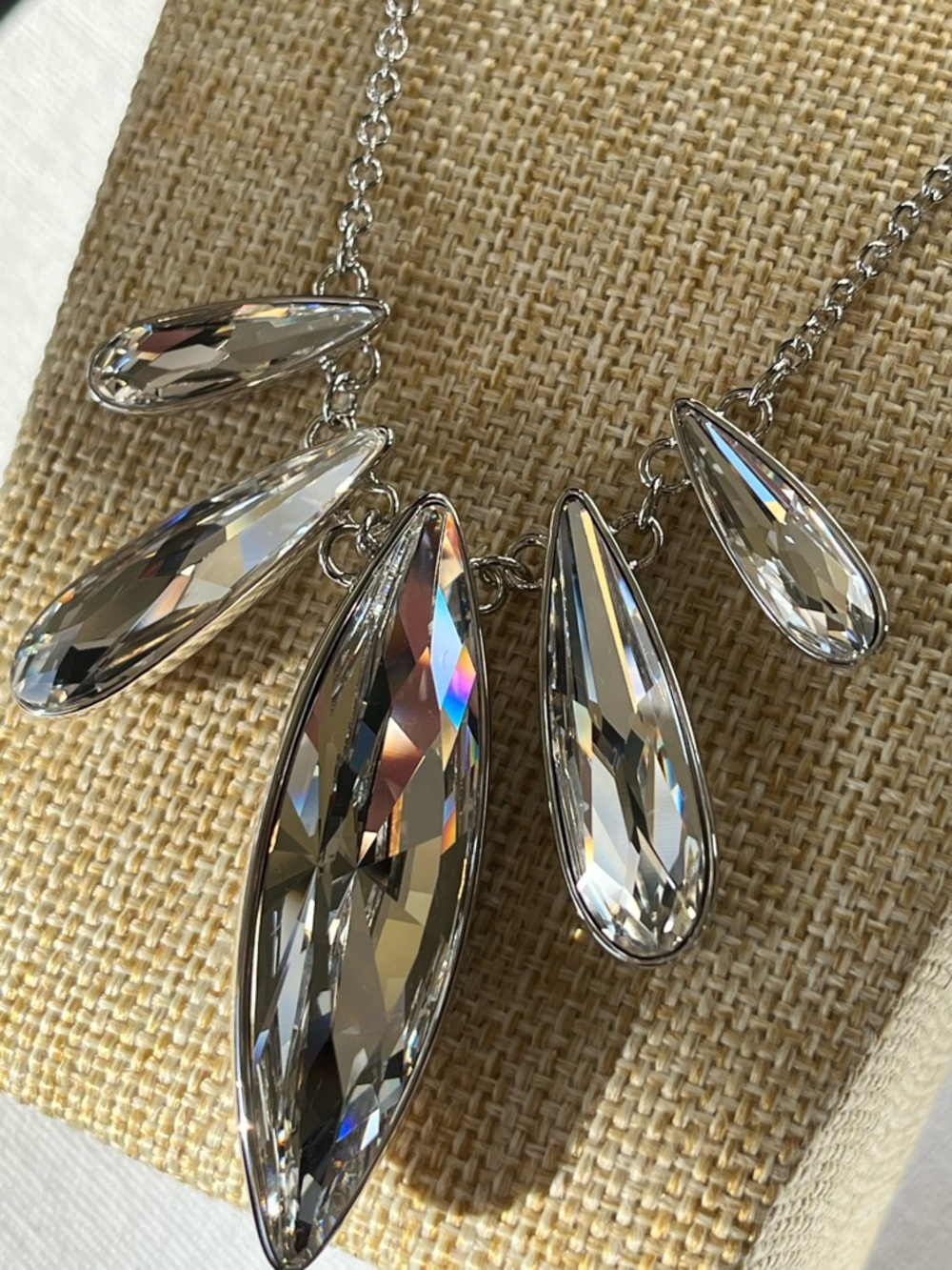 Swarovski TSC Navette Necklace BNIB $139 RT value - Picture 7 of 14